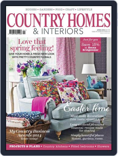 Country Homes & Interiors March 6th, 2014 Digital Back Issue Cover
