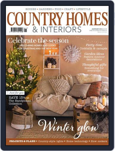 Country Homes & Interiors December 4th, 2013 Digital Back Issue Cover