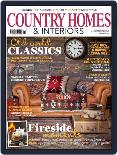 Country Homes & Interiors January 2nd, 2013 Digital Back Issue Cover