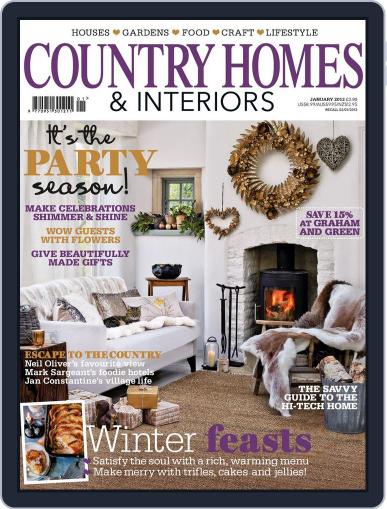 Country Homes & Interiors December 5th, 2012 Digital Back Issue Cover