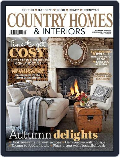 Country Homes & Interiors October 3rd, 2012 Digital Back Issue Cover