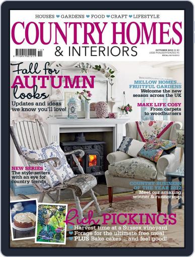 Country Homes & Interiors August 30th, 2012 Digital Back Issue Cover