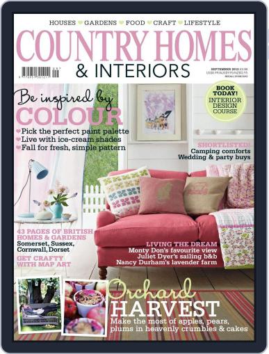 Country Homes & Interiors August 1st, 2012 Digital Back Issue Cover