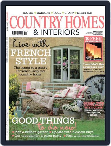 Country Homes & Interiors April 10th, 2012 Digital Back Issue Cover