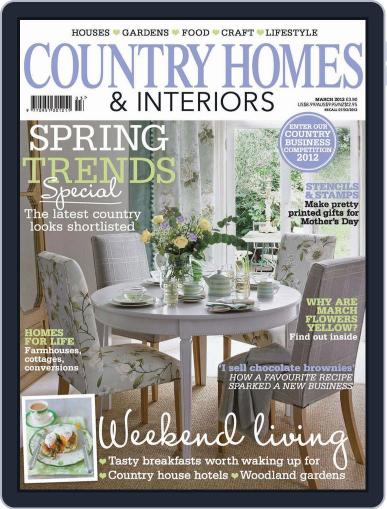 Country Homes & Interiors February 1st, 2012 Digital Back Issue Cover