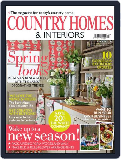 Country Homes & Interiors February 10th, 2011 Digital Back Issue Cover