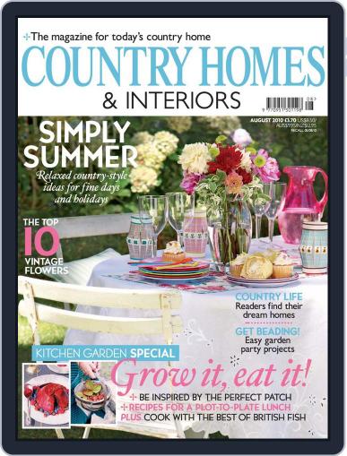 Country Homes & Interiors July 7th, 2010 Digital Back Issue Cover