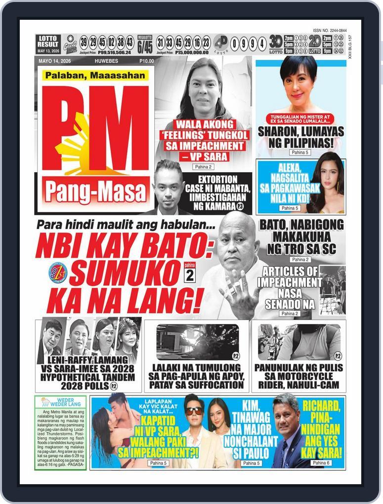 Pang Masa (Digital) Subscription