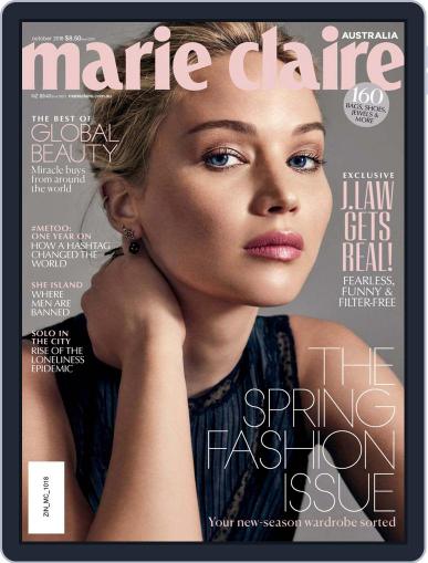 Marie Claire Australia October 1st, 2018 Digital Back Issue Cover