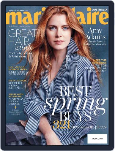 Marie Claire Australia September 1st, 2018 Digital Back Issue Cover