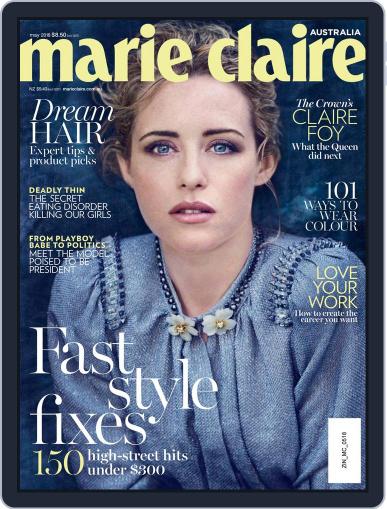 Marie Claire Australia May 1st, 2018 Digital Back Issue Cover