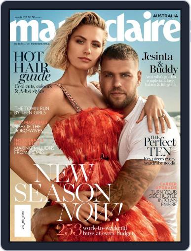 Marie Claire Australia March 1st, 2018 Digital Back Issue Cover