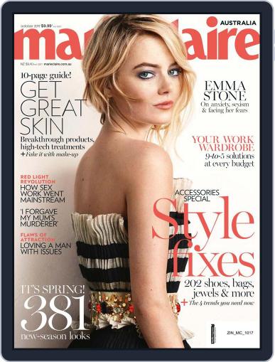 Marie Claire Australia October 1st, 2017 Digital Back Issue Cover