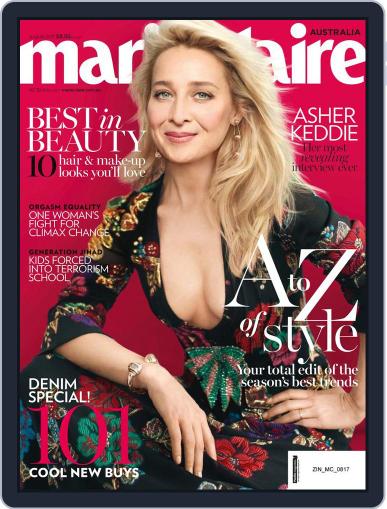 Marie Claire Australia August 1st, 2017 Digital Back Issue Cover