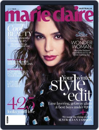 Marie Claire Australia July 1st, 2017 Digital Back Issue Cover