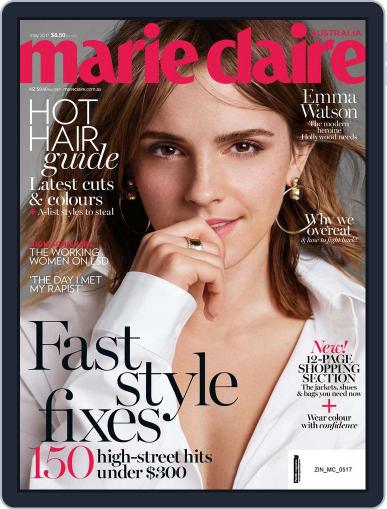 Marie Claire Australia May 1st, 2017 Digital Back Issue Cover