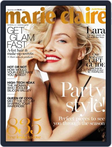 Marie Claire Australia December 1st, 2016 Digital Back Issue Cover