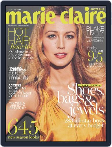 Marie Claire Australia October 1st, 2016 Digital Back Issue Cover