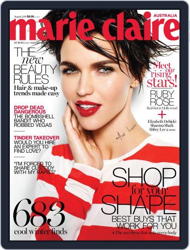 Marie Claire Australia July 6th, 2016 Digital Back Issue Cover