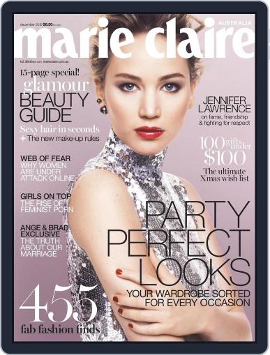 Marie Claire Australia November 6th, 2015 Digital Back Issue Cover