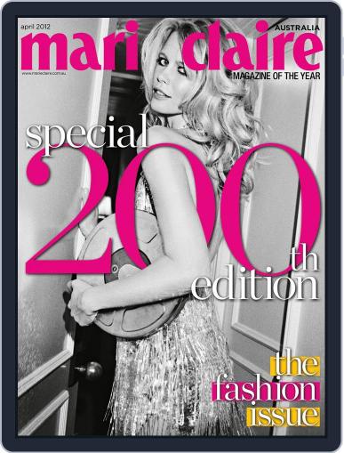 Marie Claire Australia March 6th, 2012 Digital Back Issue Cover