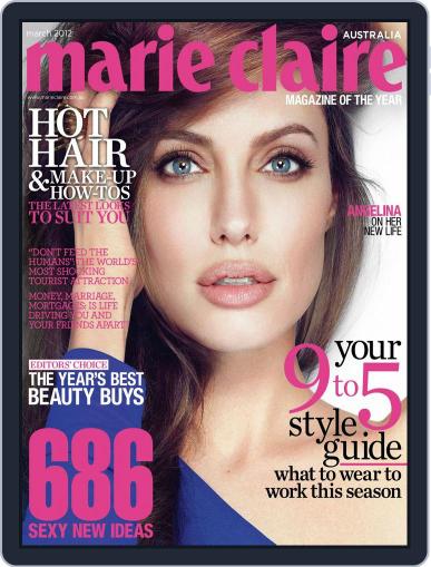 Marie Claire Australia February 7th, 2012 Digital Back Issue Cover