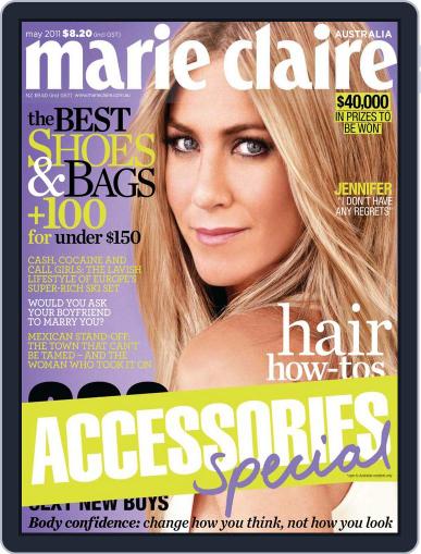 Marie Claire Australia April 7th, 2011 Digital Back Issue Cover