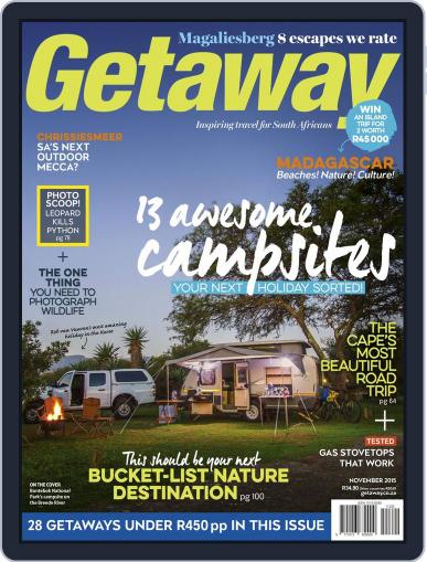 Getaway November 1st, 2015 Digital Back Issue Cover