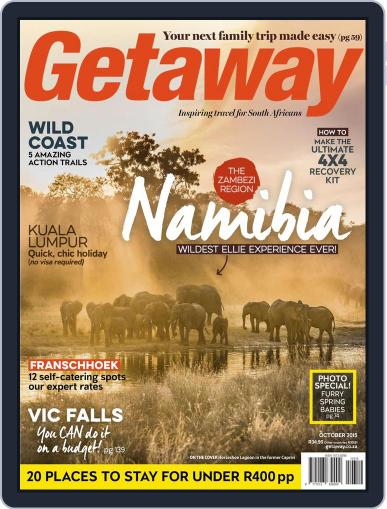 Getaway October 1st, 2015 Digital Back Issue Cover
