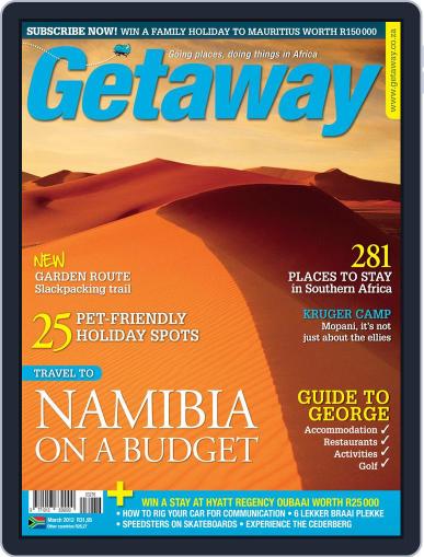 Getaway March 1st, 2012 Digital Back Issue Cover