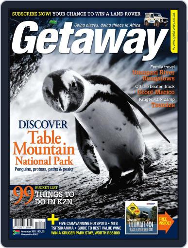 Getaway November 1st, 2011 Digital Back Issue Cover