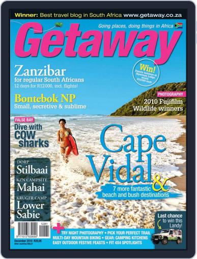 Getaway December 1st, 2010 Digital Back Issue Cover