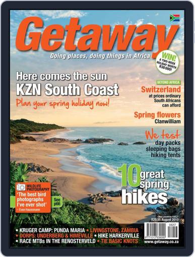 Getaway August 1st, 2010 Digital Back Issue Cover