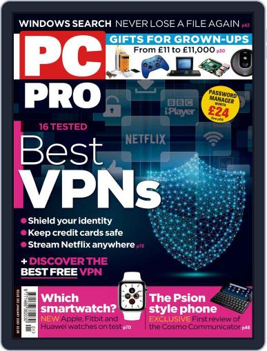 PC Pro January 1st, 2020 Digital Back Issue Cover