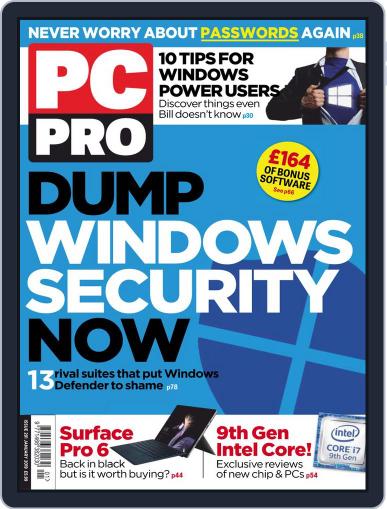 PC Pro January 1st, 2019 Digital Back Issue Cover