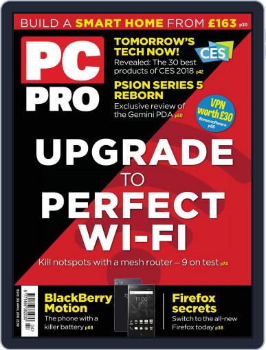 PC Pro April 1st, 2018 Digital Back Issue Cover