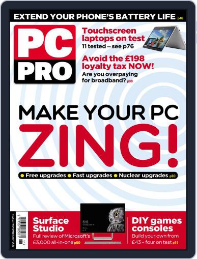 PC Pro November 1st, 2017 Digital Back Issue Cover