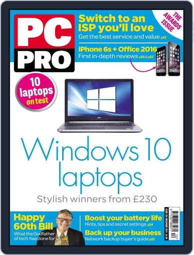 PC Pro October 14th, 2015 Digital Back Issue Cover