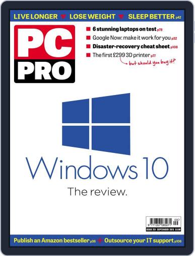 PC Pro September 1st, 2015 Digital Back Issue Cover