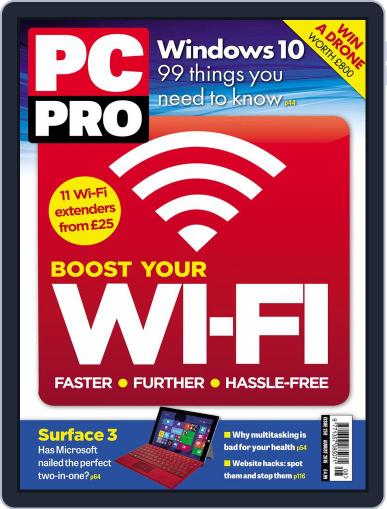 PC Pro August 1st, 2015 Digital Back Issue Cover