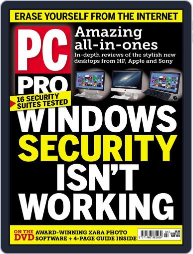 PC Pro January 9th, 2013 Digital Back Issue Cover