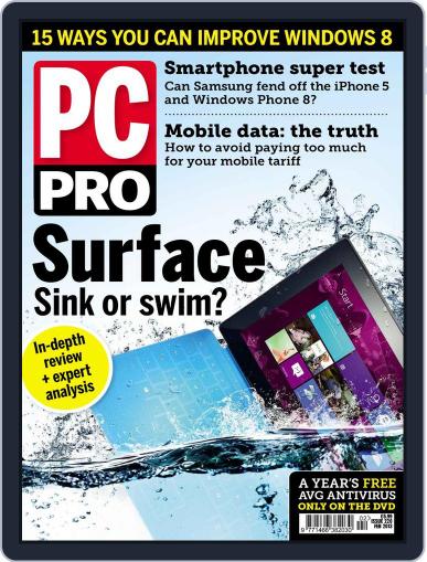 PC Pro December 7th, 2012 Digital Back Issue Cover