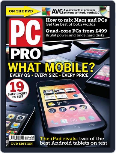 PC Pro January 11th, 2012 Digital Back Issue Cover