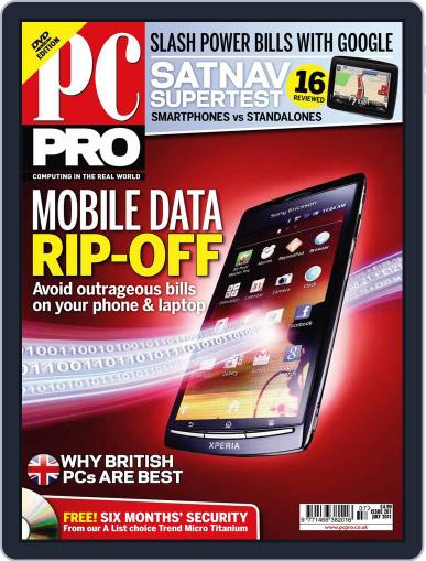 PC Pro May 11th, 2011 Digital Back Issue Cover