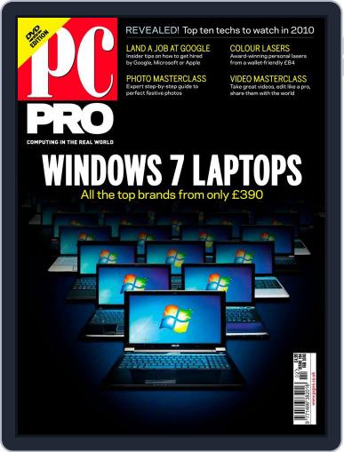 PC Pro December 9th, 2009 Digital Back Issue Cover