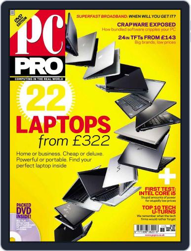 PC Pro September 17th, 2009 Digital Back Issue Cover