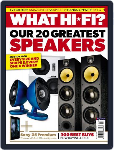 What Hi-Fi? February 10th, 2016 Digital Back Issue Cover