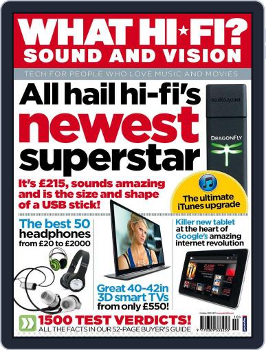 What Hi-Fi? August 27th, 2012 Digital Back Issue Cover