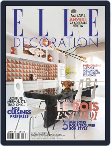 Elle Décoration France October 1st, 2019 Digital Back Issue Cover