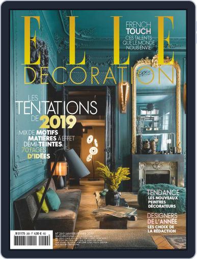 Elle Décoration France January 1st, 2019 Digital Back Issue Cover